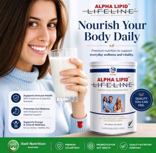 iSell Nutrition Australia Alpha Lipid Lifeline Premium Colostrum