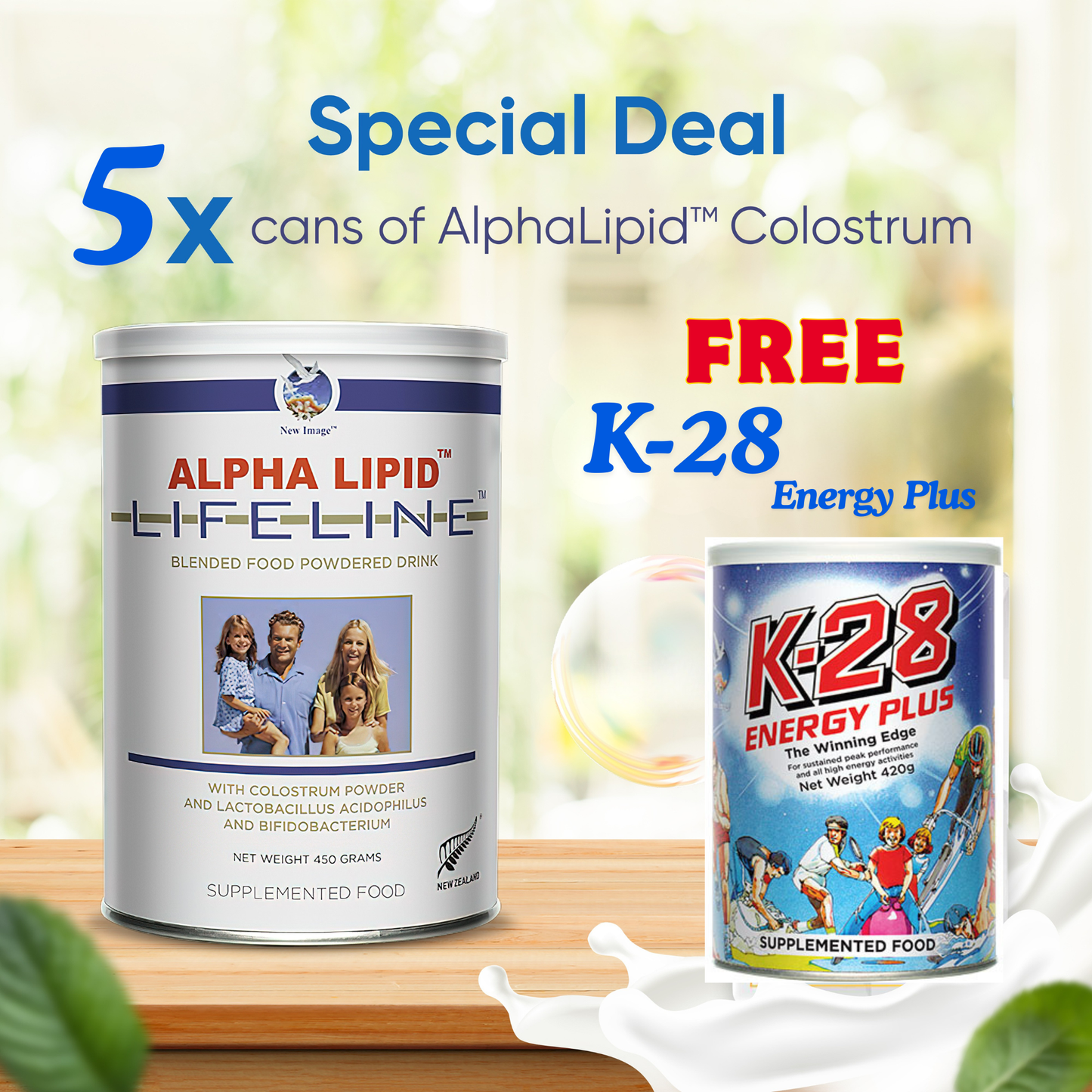 5 Alpha Lipid Lifeline + Free K28