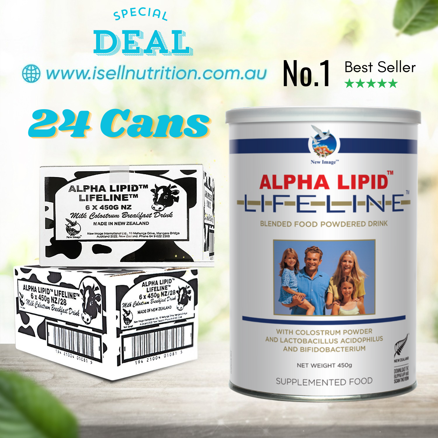 24 Cans Pack Alpha Lipid Lifeline