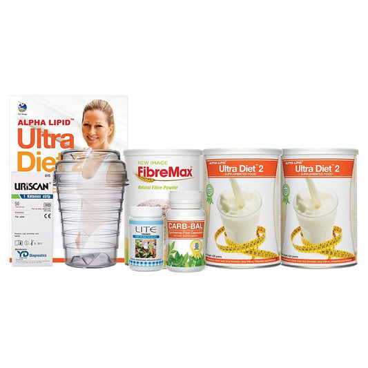 Ultra Diet Starter Pack Small - Alpha Lipid Ultra Diet 2, FibreMax, Carb-Bal, LITE and UriScan
